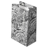 チャタノオガウィムジー白黒 スモールペーパーバッグ (裏面アングル)