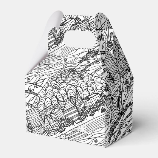 チャタノオガウィムジー白黒 フェイバーボックス (正面サイド)