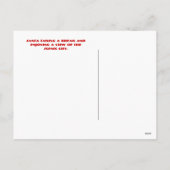 チャタノオガサンタ シーズンポストカード (裏面)