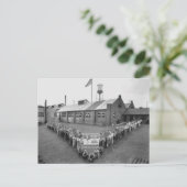 チャタノオガスタンピングとエナメル ポストカード (スタンド正面)