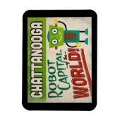 チャタノオガテネシーおもしろいロボット マグネット (縦)