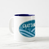 チャタノオガテネシーアウトドア ツートーンマグカップ (正面左)