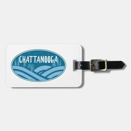 チャタノオガテネシーアウトドア ラゲッジタグ (正面横)