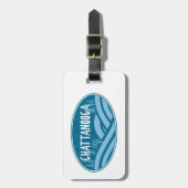 チャタノオガテネシーアウトドア ラゲッジタグ (正面縦)