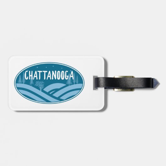 チャタノオガテネシーアウトドア ラゲッジタグ (裏面横)