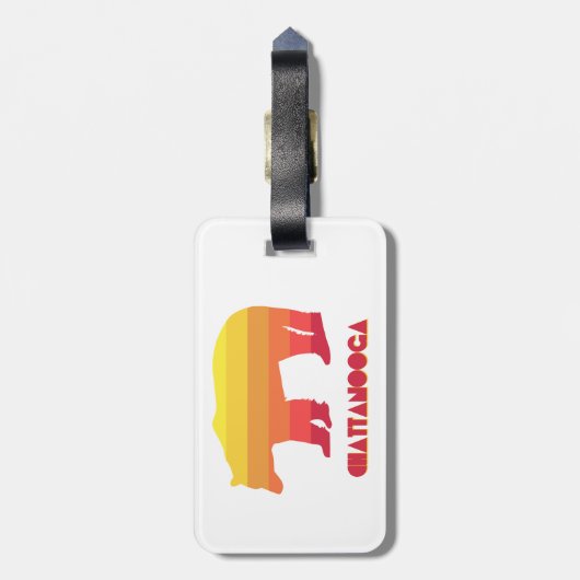 チャタノオガテネシーレインボーベア ラゲッジタグ (裏面縦)