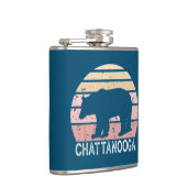 チャタノオガテネシーレトロベア フラスク (右)