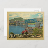 チャタノオガテネシーヴィンテージトラベル ポストカード (正面/裏面)