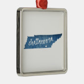 チャタノオガテネシー木目 メタルオーナメント (右)