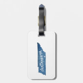 チャタノオガテネシー木目 ラゲッジタグ (裏面縦)