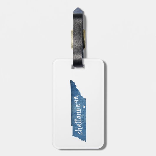 チャタノオガテネシー木目 ラゲッジタグ (裏面縦)