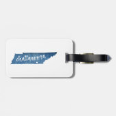 チャタノオガテネシー木目 ラゲッジタグ (裏面横)