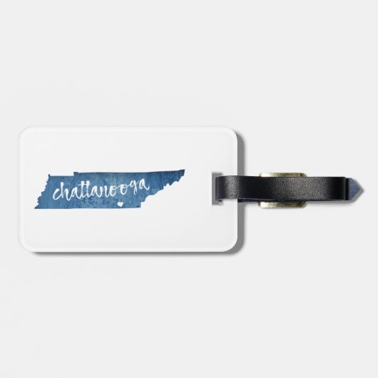 チャタノオガテネシー木目 ラゲッジタグ (裏面横)