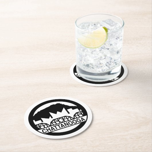 チャタノオガテネシー ラウンドペーパーコースター (インサイチュ)