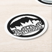 チャタノオガテネシー ラウンドペーパーコースター (アングル)