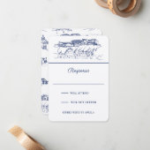 チャタノオガトイル海軍の垂直応答カード ノートカード (正面/裏面インサイチュ)