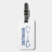 チャタノオガ登山クイックドロー ラゲッジタグ (正面縦)