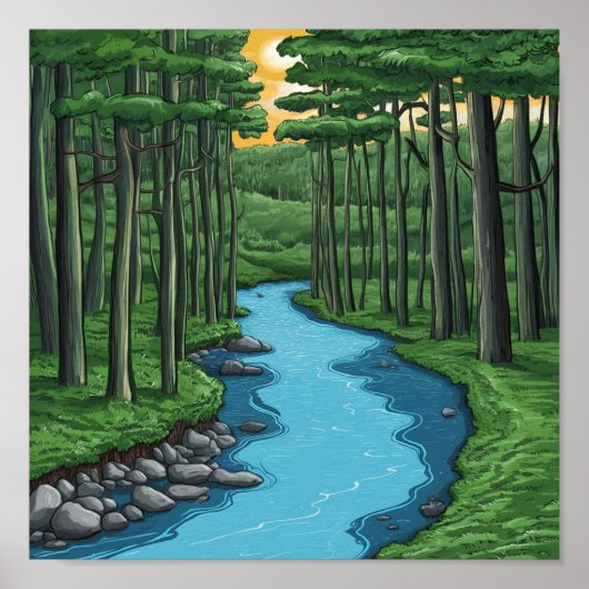 チャタフーチーリバーグルジア絵画ズ ポスター (正面)