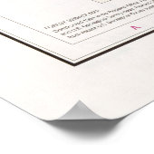 チャタホーチェ国立森林地図(1982年) ポスター (角)