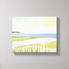 チャタムの朝 | ケープコッドの絵を描色 キャンバスプリント