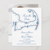 チャタムバーズインケープコッドウェディングザデイト セーブザデート (正面/裏面)