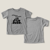 チャッガチャガチョオツーリング誕生日Tシャツ (デザイン正面&裏面)