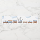 チャッガチャッガを2つ2つ2歳の誕生日をトレーニング ペットボトルラベル (シングルラベル)