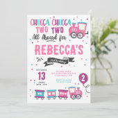 チャッガチャッガチャオガールートレインバースデーパーティー 招待状 (スタンド正面)