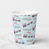 チャッガチャッガチャオチャオトレインバースデーパーティーカップ 紙コップ (裏面)