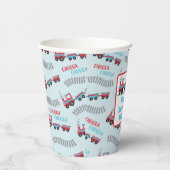 チャッガチャッガチャオチャオトレインバースデーパーティーカップ 紙コップ (右)