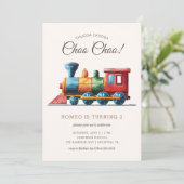 チャッガチャッガチャオヴィンテージ列車第2誕生日 招待状 (スタンド正面)