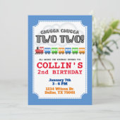 チャッガチャッガツーリング誕生日招待状 招待状 (スタンド正面)