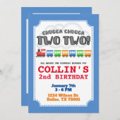 チャッガチャッガツーリング誕生日招待状 招待状 (正面/裏面)