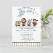 チャッガチャッガツー・ツー列車お誕生日 招待状 (スタンド正面)