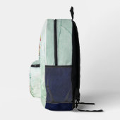 チャッガチャッガ2つの水色 プリントバックパック (右)