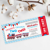 チャッガチャッガ2列車チケット誕生日 招待状