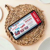 チャッガチャッガ2列車チケット誕生日 招待状