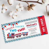 チャッガチャッガ2列車チケット誕生日 招待状