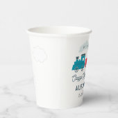 チャッガチャッガ2列車ブルーボーイ2歳の誕生日 紙コップ (右)