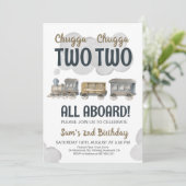 チャッガチャッガ2歳2歳の誕生日 招待状 (スタンド正面)