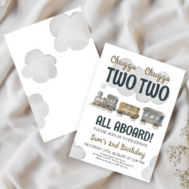 チャッガチャッガ2歳2歳の誕生日 招待状