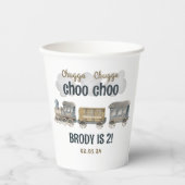 チャッガチャッガ2歳2歳の誕生日 紙コップ (正面)