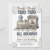 チャッガチャッガ2歳2歳招待状 招待状 (正面)