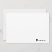 チャッガチョオトレイン5x7誕生日 招待状 (裏面)