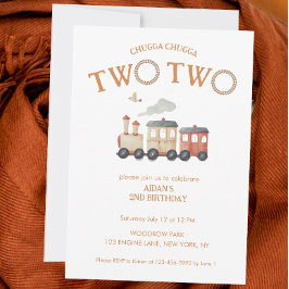 チャッガツートレインセカンド誕生日 招待状