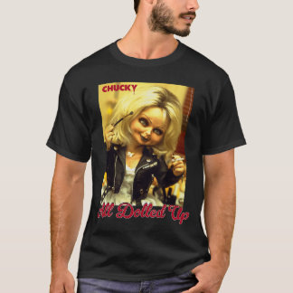 チャッキファニー人形 まるでドールみたい レトロ風 Tシャツ