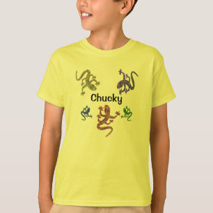チャッキーサラマンダーTシャツ-両面デザイン Tシャツ
