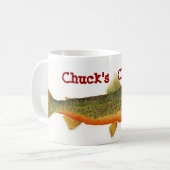 チャックの木炭のコーヒー・マグ コーヒーマグカップ (正面左)