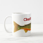 チャックの木炭のコーヒー・マグ コーヒーマグカップ (左)