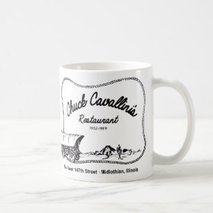 チャックのCavalliniのレストラン、Midlothian、イリノイ コーヒーマグカップ